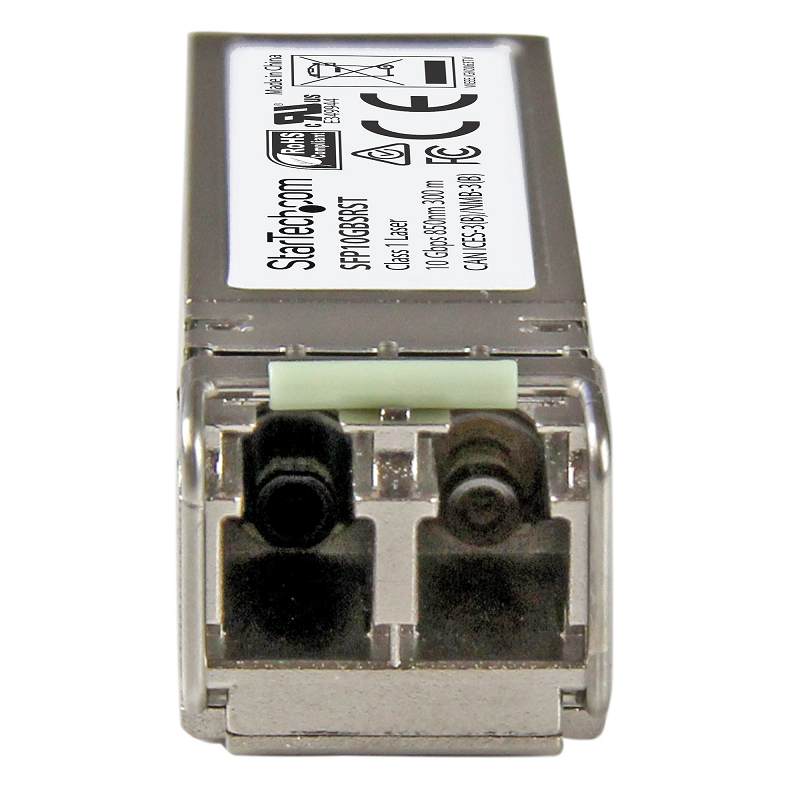 StarTech SFP10GBSRST 10GbE Multi Mode Fiber (MMF) Optic Transceiver LC 300m